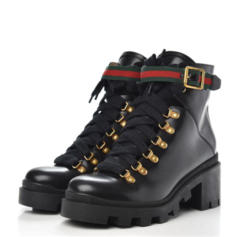 gucci velvet combat boots|gucci combat boots for women.